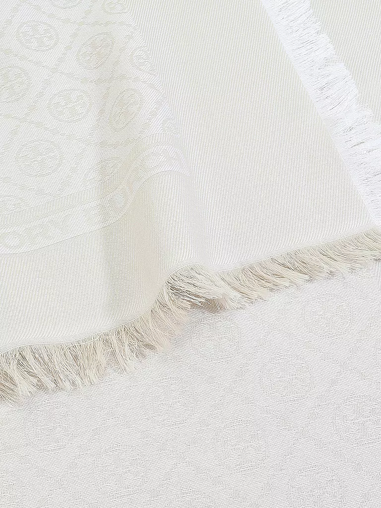 TORY BURCH | Pañuelo Traveler | Crema