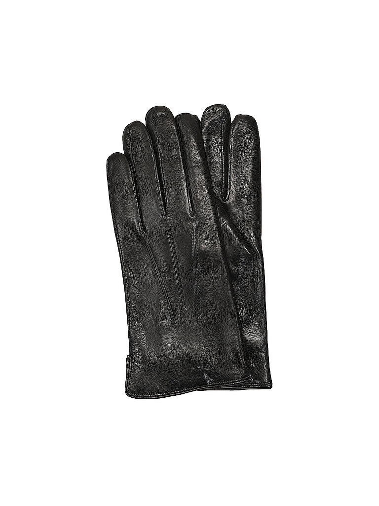Tr-handschuhe Guantes de cuero negro