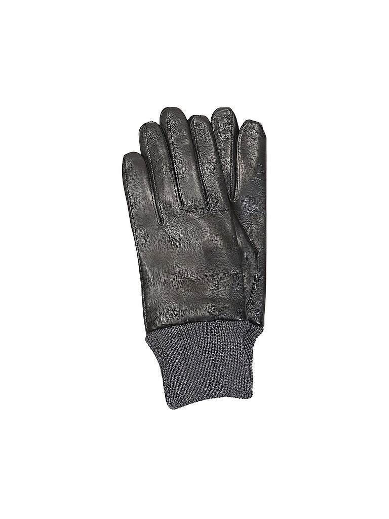 Tr-handschuhe Guantes de cuero negro