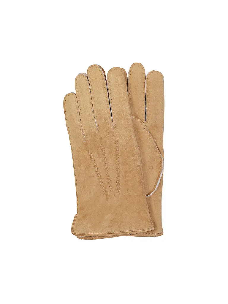 TR-HANDSCHUHE | Guantes de cuero | Marrón claro