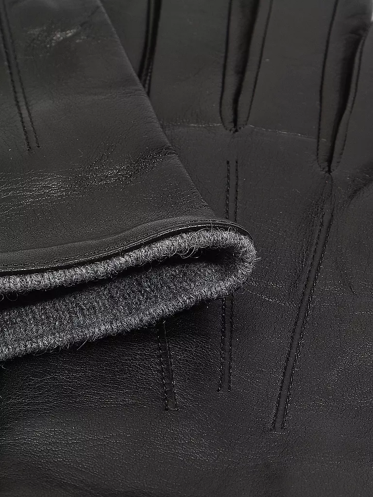 TR-HANDSCHUHE | Guantes de cuero | Negro