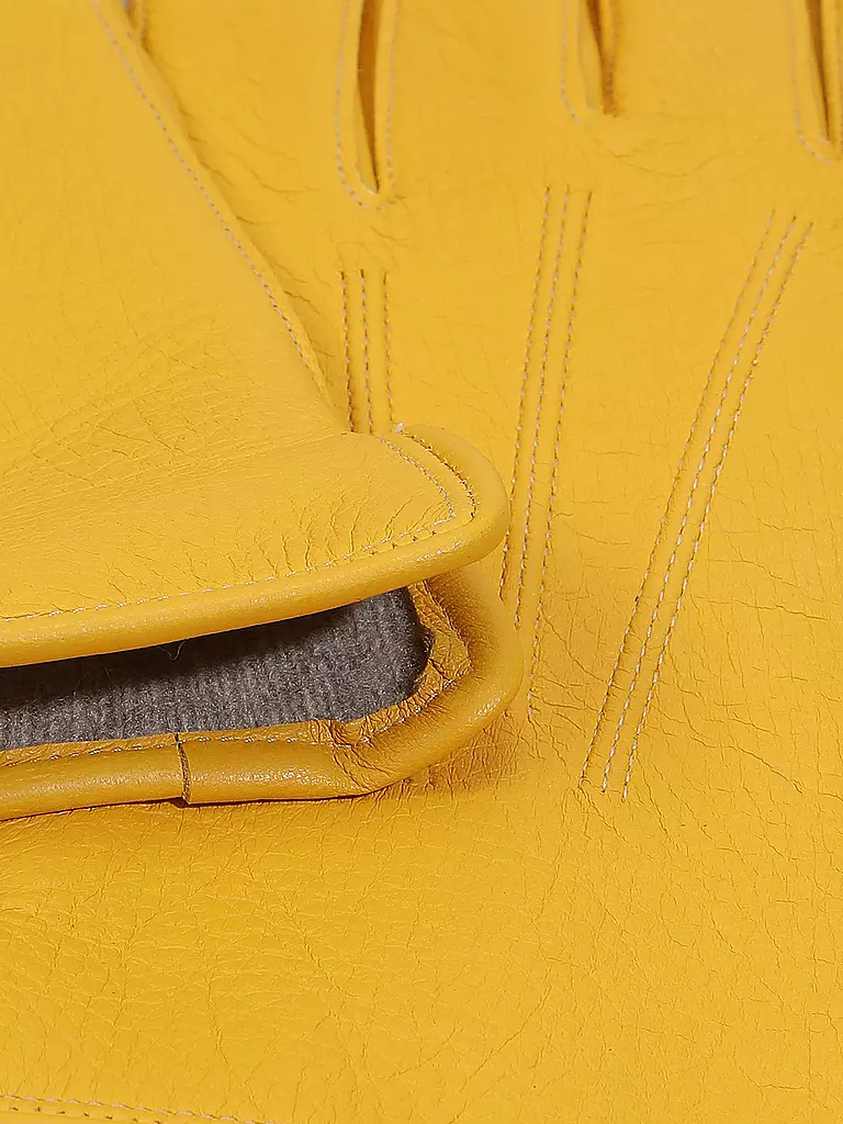 TR-HANDSCHUHE | Guantes de cuero | Amarillo