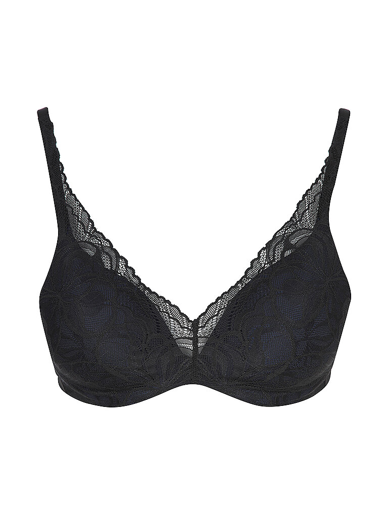 Sujetador con aros BODY MAKE-UP ILLUSION LACE black negro 75C