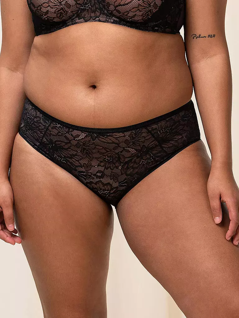 TRIUMPH | Maxi-Slip "Amourette Charm" (Negro) | 