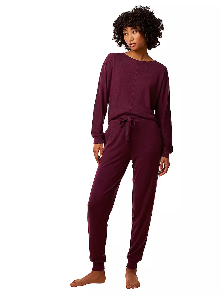 TRIUMPH | Pantalón de estar en casa COZY COMFORT | Rojo oscuro