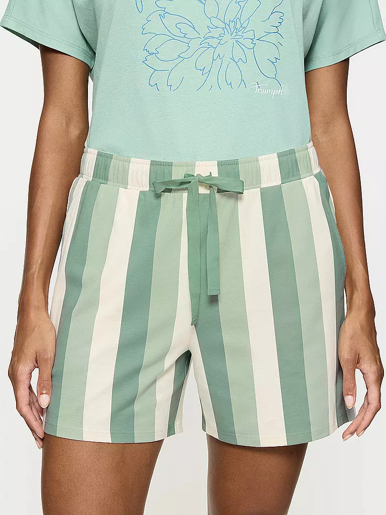 TRIUMPH | Pyjamashorts MIX & MATCH | Verde claro