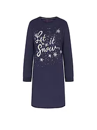 TRIUMPH | Sleepshirt - Nachthemd WINTER MOMENTS | Azul oscuro