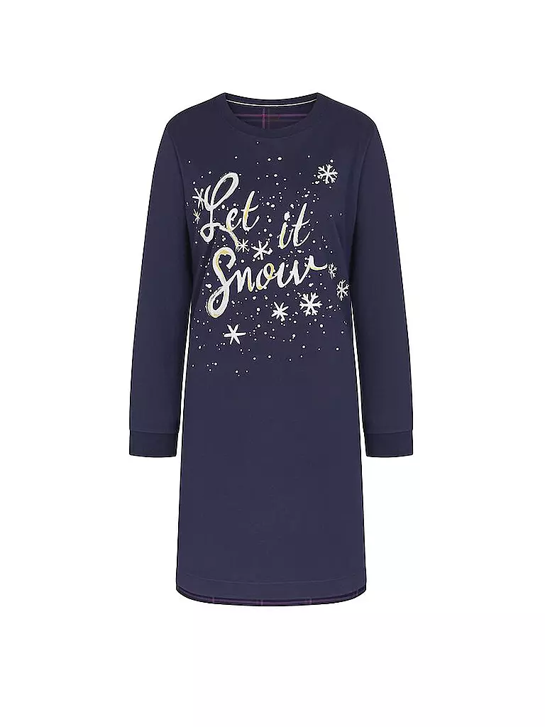 TRIUMPH | Sleepshirt - Nachthemd WINTER MOMENTS | Azul oscuro