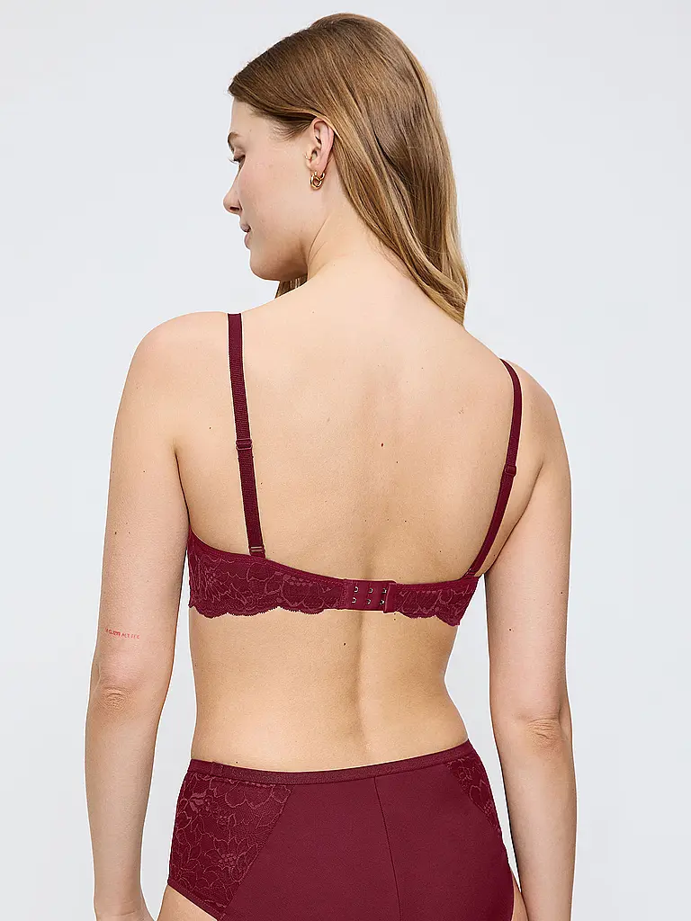 TRIUMPH | Sujetador con aros AMOURETTE sweet marsala | Rojo oscuro