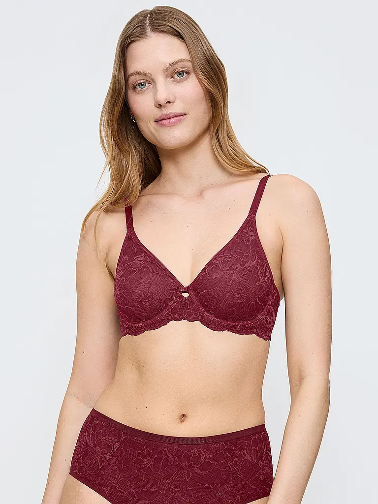 TRIUMPH | Sujetador con aros AMOURETTE sweet marsala | Rojo oscuro