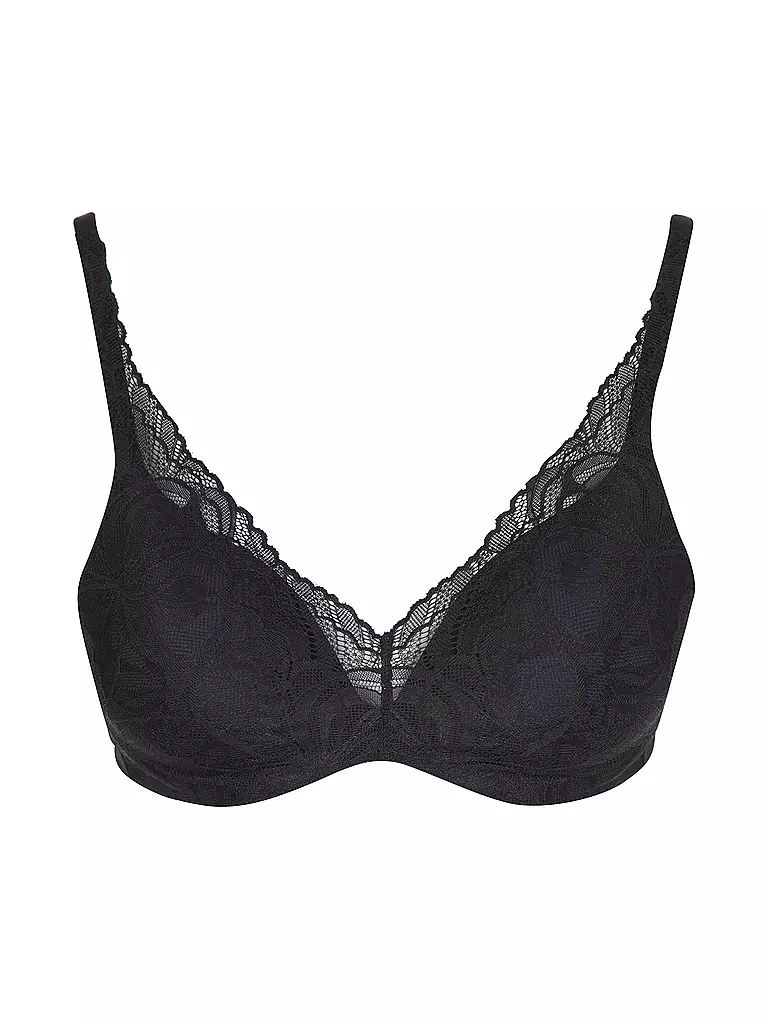 TRIUMPH | Sujetador con aros BODY MAKE-UP ILLUSION LACE black | Negro