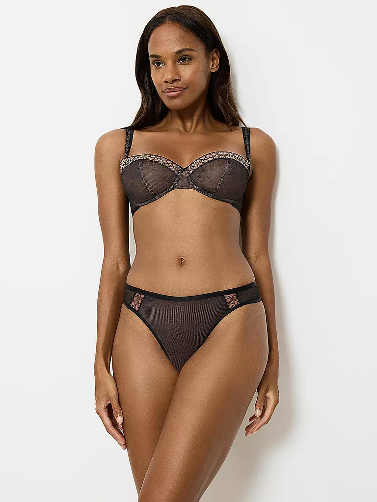 TRIUMPH | Sujetador con aros PALINA COSMIC HEARTBEAT negro | Negro
