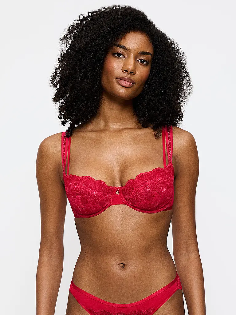 TRIUMPH | Sujetador con aros PALINA MOONLIGHT KISS shanghai red | Rojo