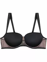 TRIUMPH | Sujetador con relleno PALINA COSMIC HEARTBEAT illumines blue | Negro