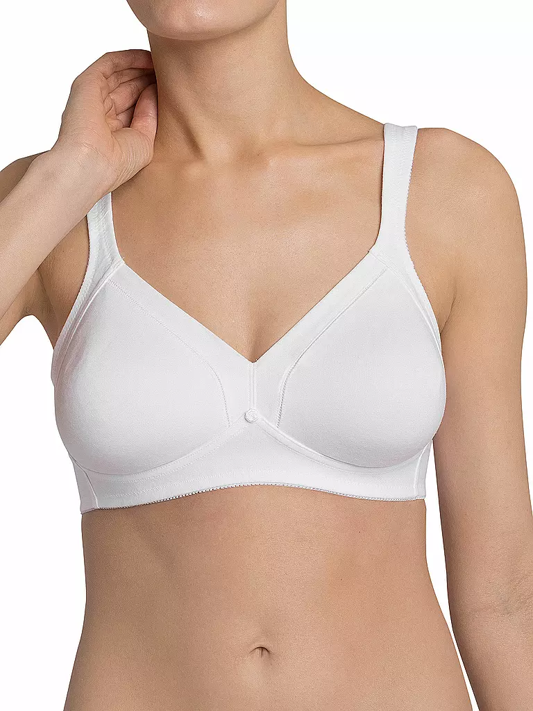 TRIUMPH | Sujetador sin aros "Cotton Sharper" (Blanco) | Blanco