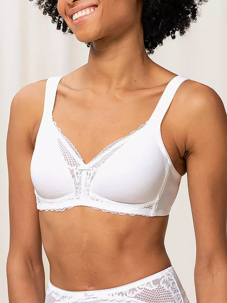 TRIUMPH | Sujetador sin aros Modern Lace blanco | 