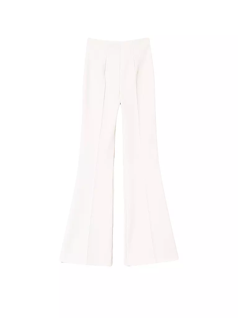TWINSET | Pantalón de corte acampanado | Crema