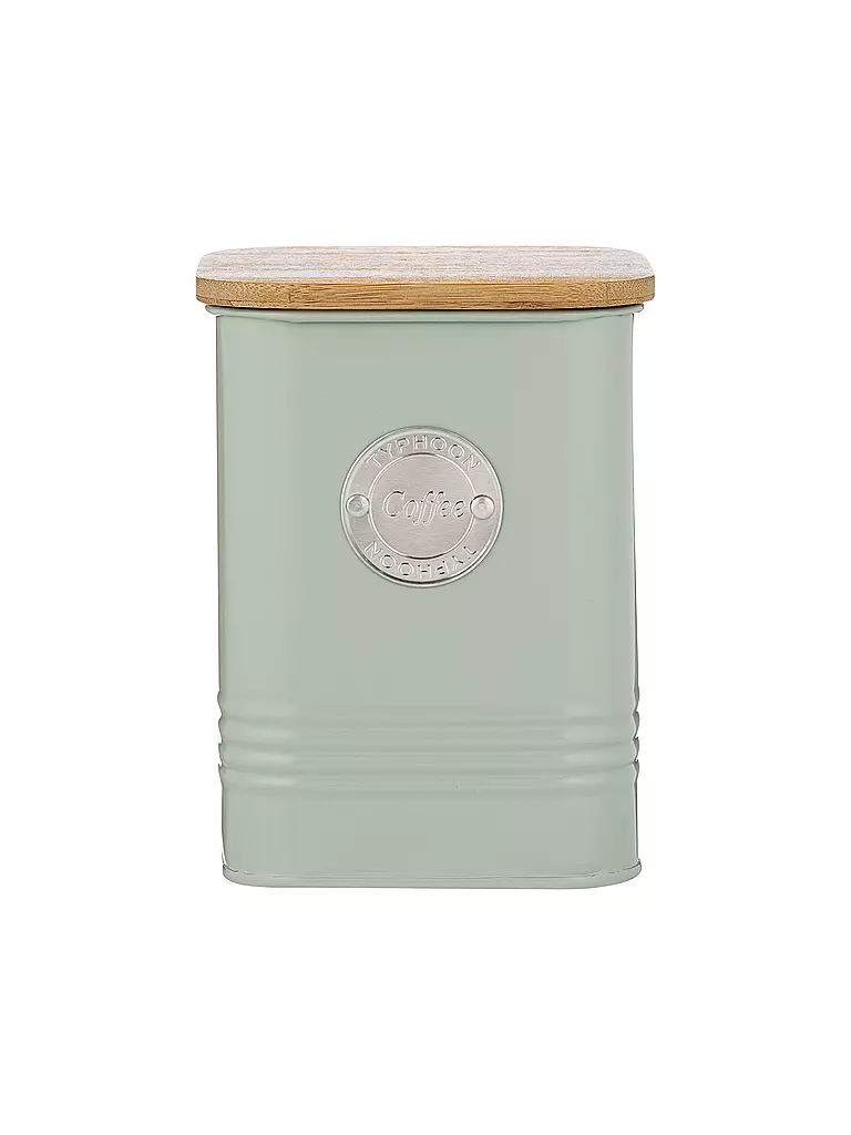 TYPHOON | Bote de café SQUIRCLE 1,3 l verde pastel/bambú | Verde claro