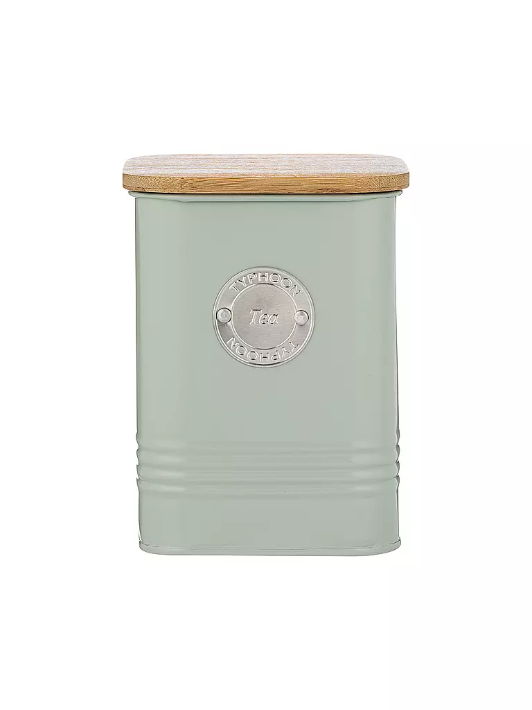 TYPHOON | Bote de té SQUIRCLE 1,3 l verde pastel/bambú | Verde claro