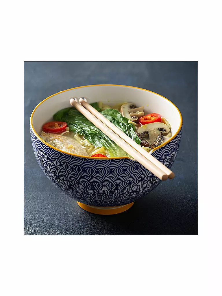 TYPHOON | Cuenco asiático con palillos 2 piezas | Multicolor