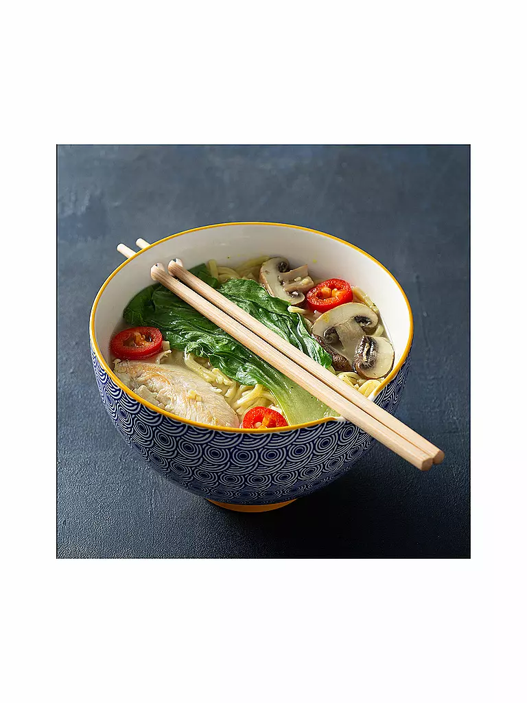 TYPHOON | Cuenco asiático con palillos 2 piezas | Multicolor