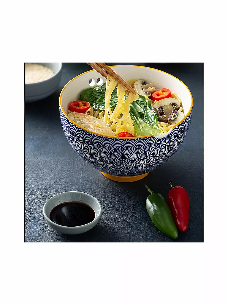 TYPHOON | Cuenco asiático con palillos 2 piezas | Multicolor