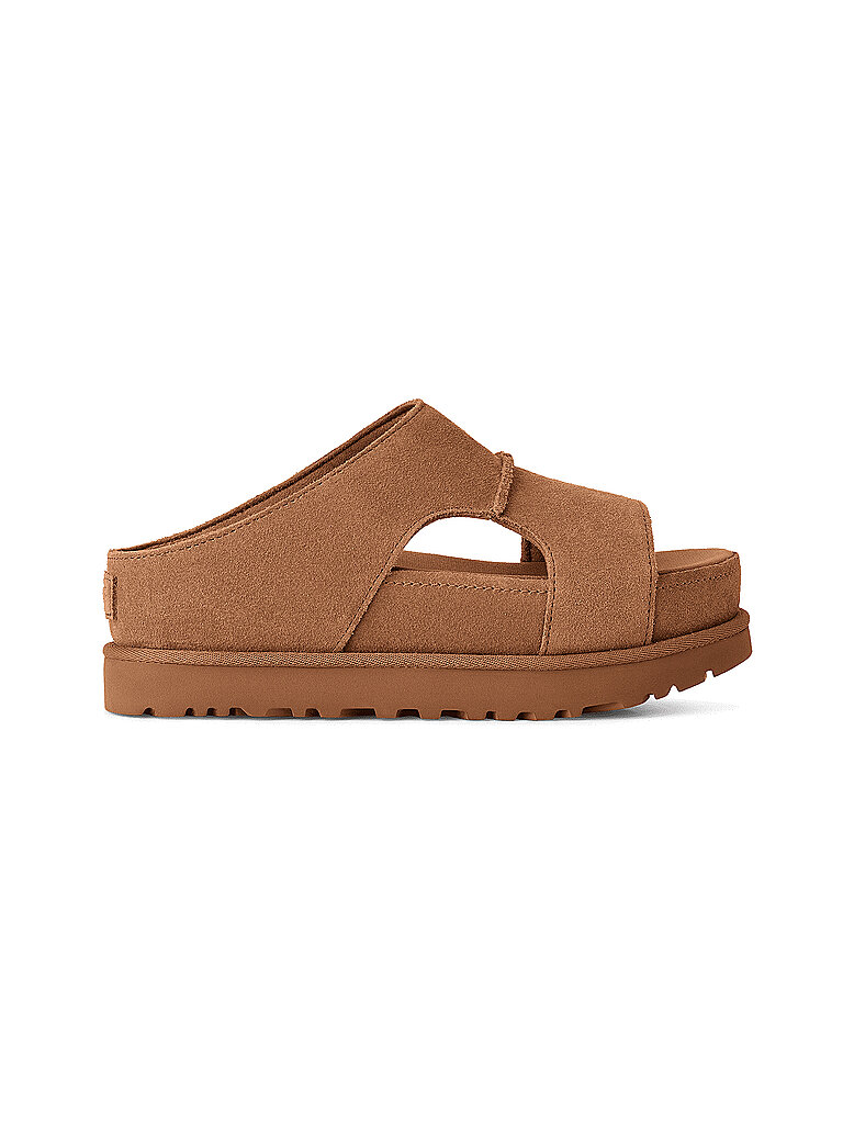 Pantoletten GOLDENSTAR HI CUTOUT SLIDE camel 40