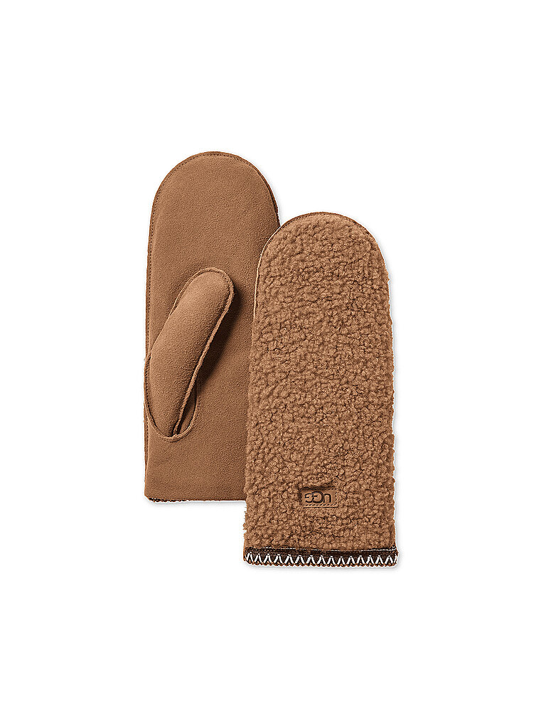 UGG Guantes - Manoplas UGGBRAID camel