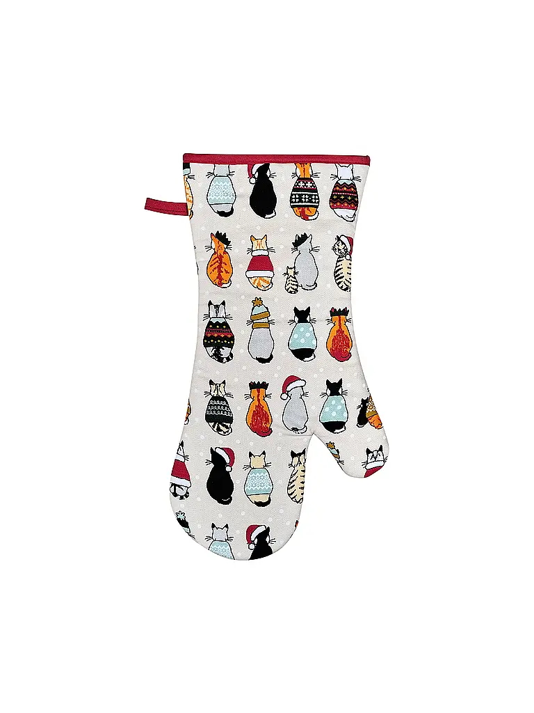 ULSTER WEAVERS | Guante de cocina CHRISTMAS CATS IN WAITING | Multicolor