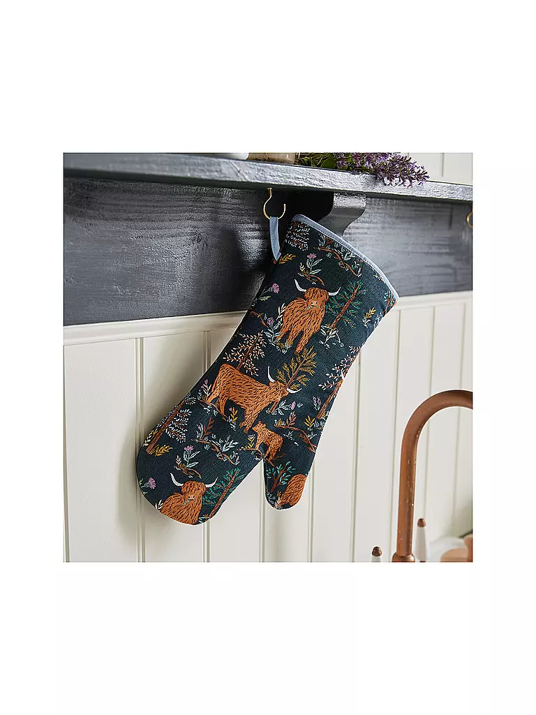 ULSTER WEAVERS | Manopla de cocina Connie the Cow | Gris