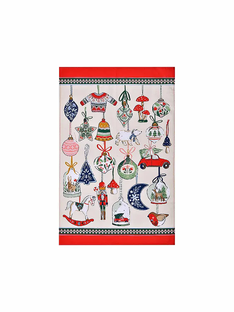 ULSTER WEAVERS | Paño de cocina 45x75cm CHRISTMAS ORNAMENT | Menta
