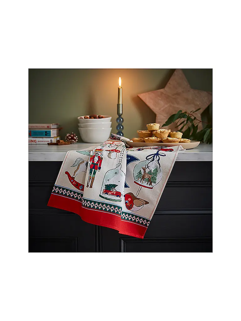 ULSTER WEAVERS | Paño de cocina 45x75cm CHRISTMAS ORNAMENT | Menta
