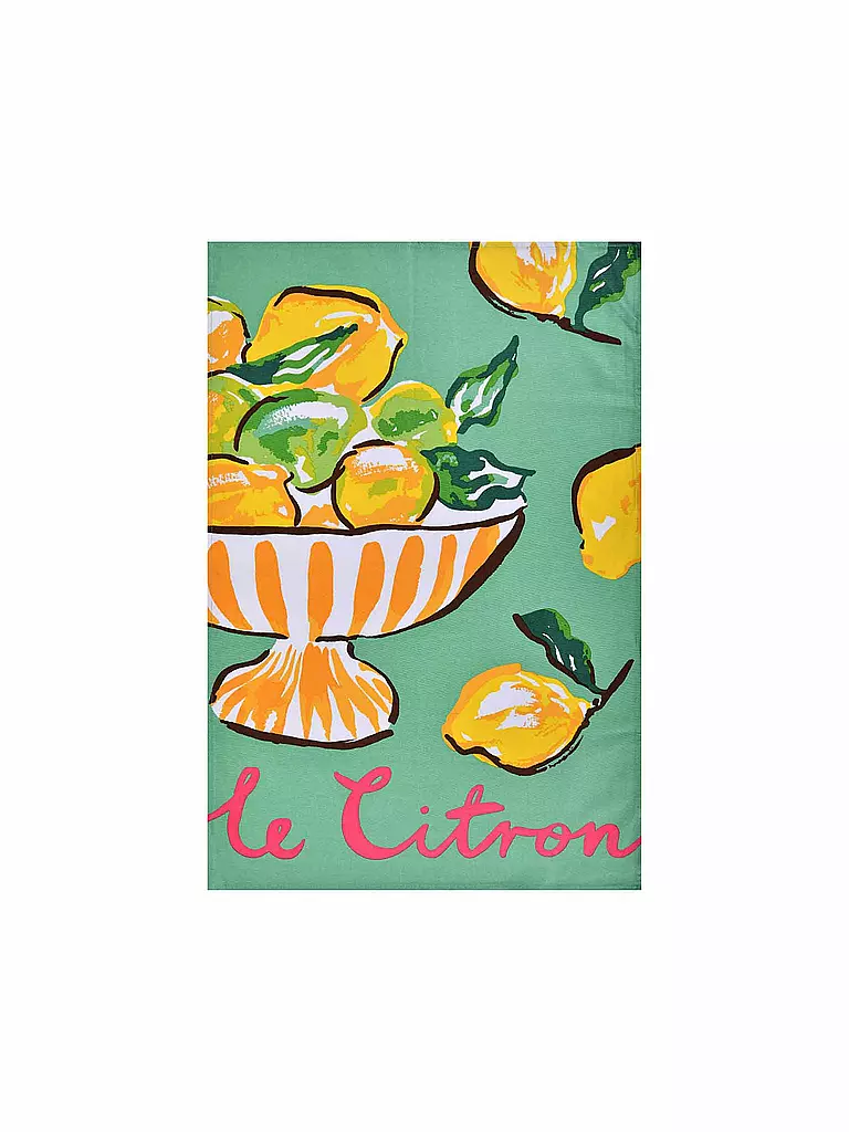 ULSTER WEAVERS | Paño de cocina 45x75cm Summer Fruits Citron | Verde claro