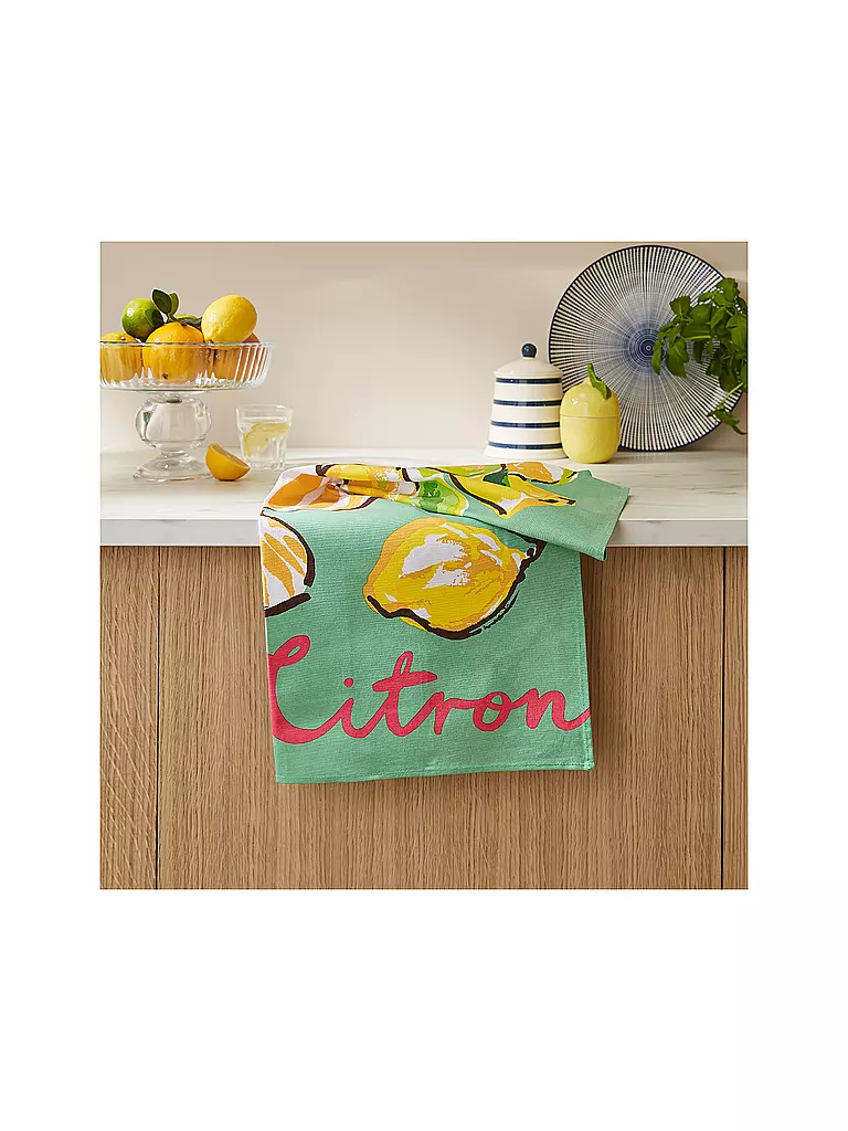 ULSTER WEAVERS | Paño de cocina 45x75cm Summer Fruits Citron | Verde claro