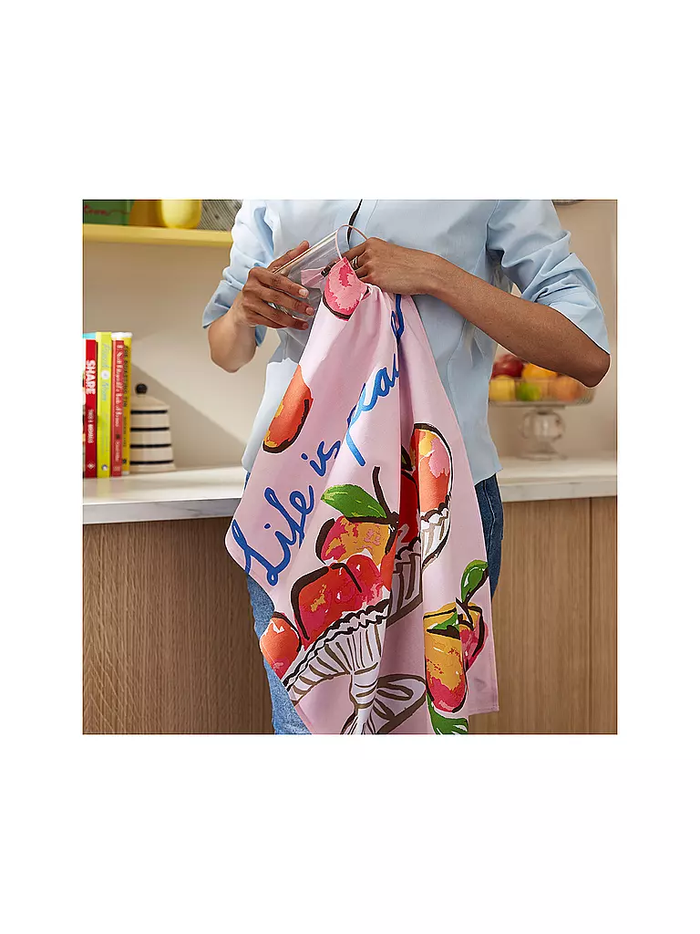 ULSTER WEAVERS | Paño de cocina 45x75cm Summer Fruits Peach | Rosa