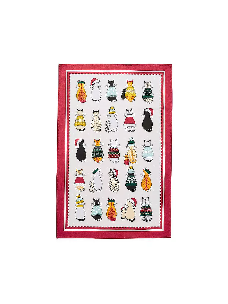 ULSTER WEAVERS | Paño de cocina Recycled Cats in Waiting | Multicolor