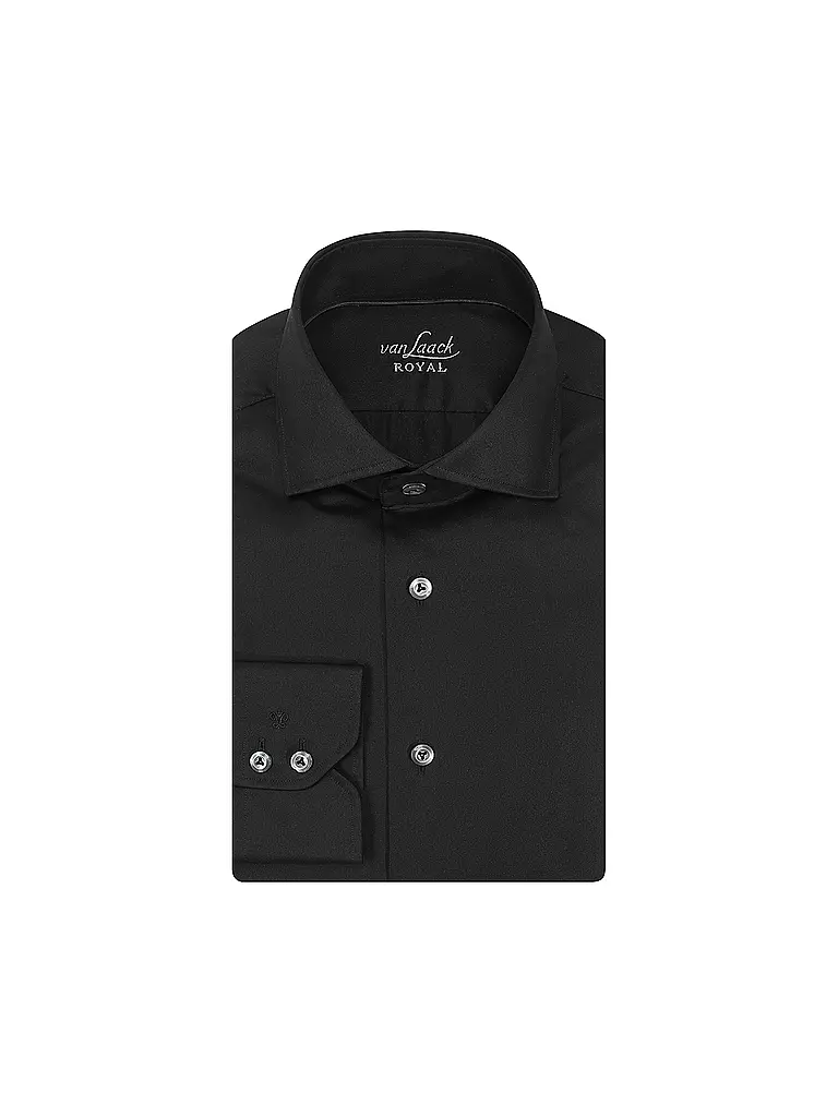 VAN LAACK | Camisa Tailor Fit RIVARA | Negro