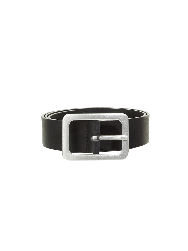 Cinturón de cuero negro 85