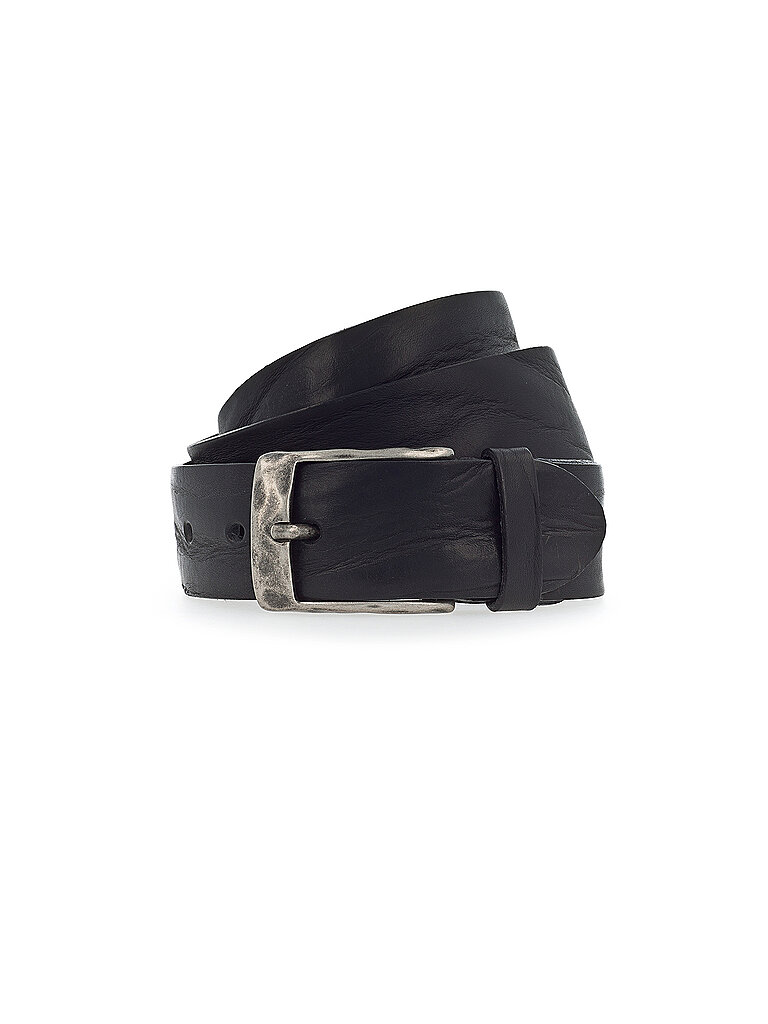 Cinturón de cuero negro 80