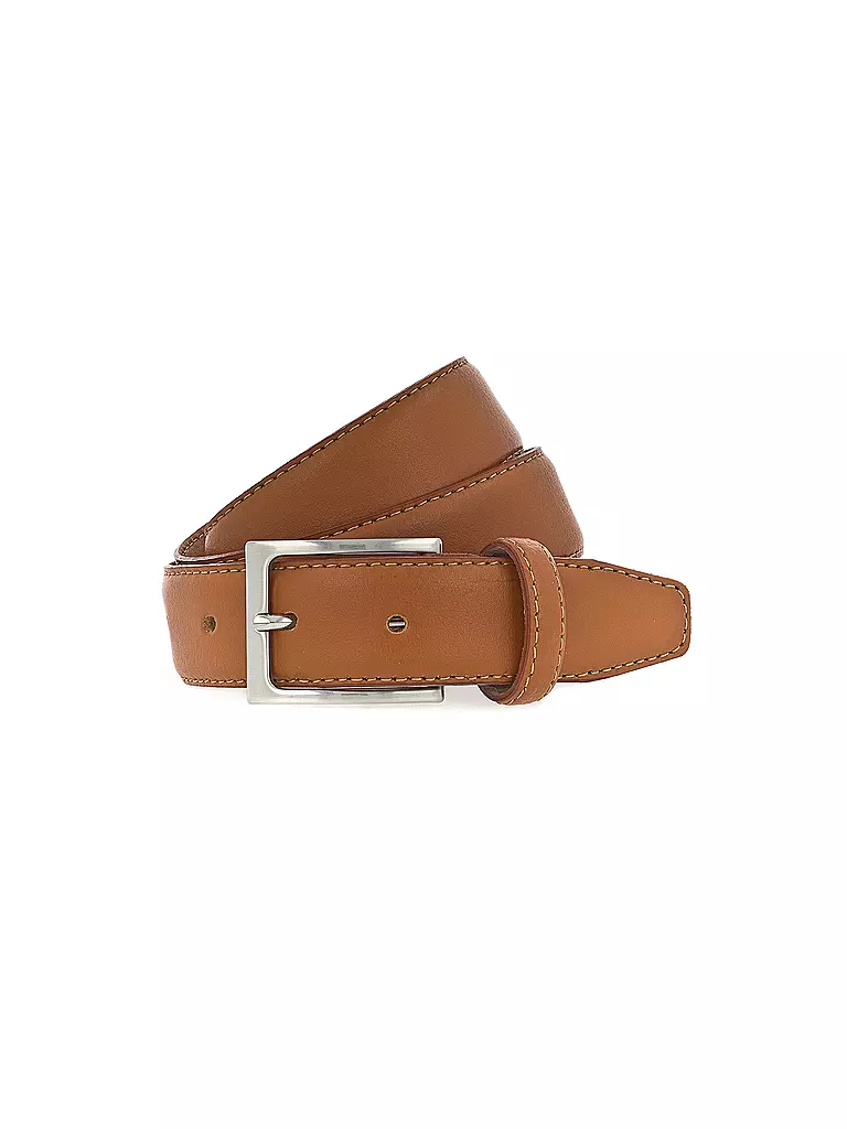 VANZETTI | Cinturón de cuero para niños | Camel