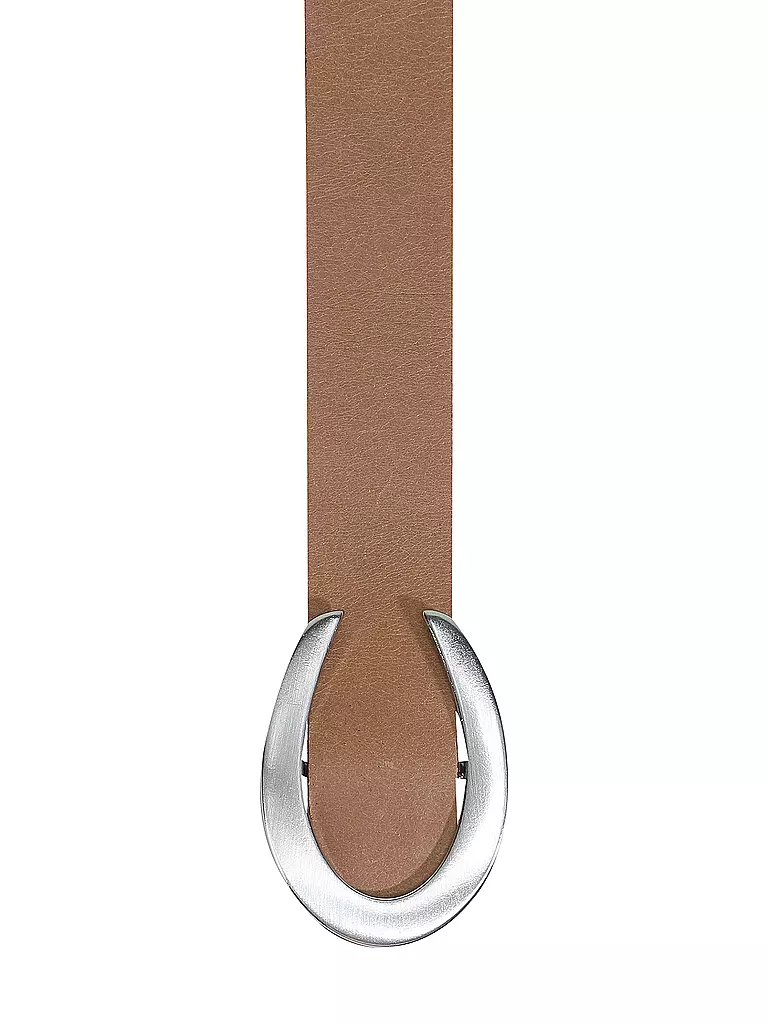 VANZETTI | Cinturón de cuero | Beige