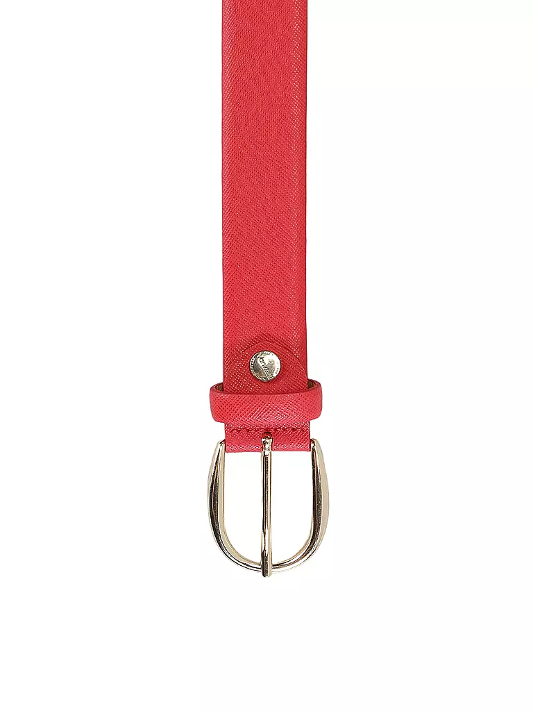 VANZETTI | Cinturón de cuero | Rojo