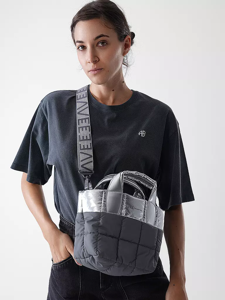 VEE COLLECTIVE | Bolso - Mini Bolso PORTER TOTE Mini | silber