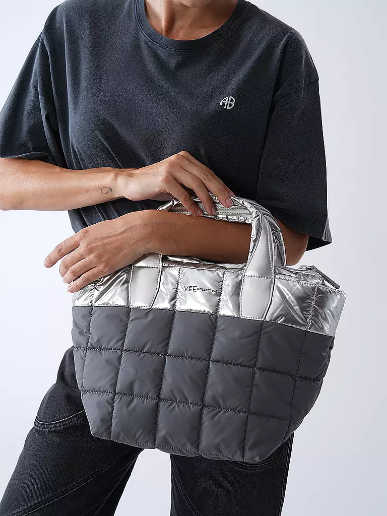VEE COLLECTIVE | Bolso - Shopper PORTER TOTE Small | silber