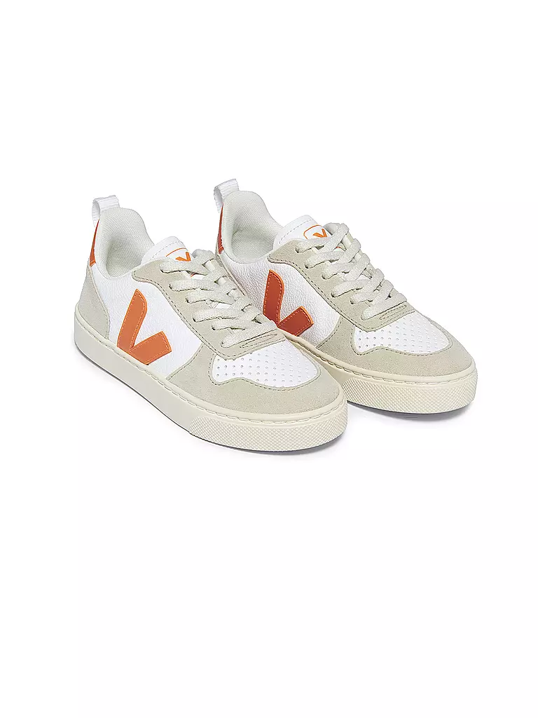 VEJA | Kinder Sneaker V-10 | Blanco