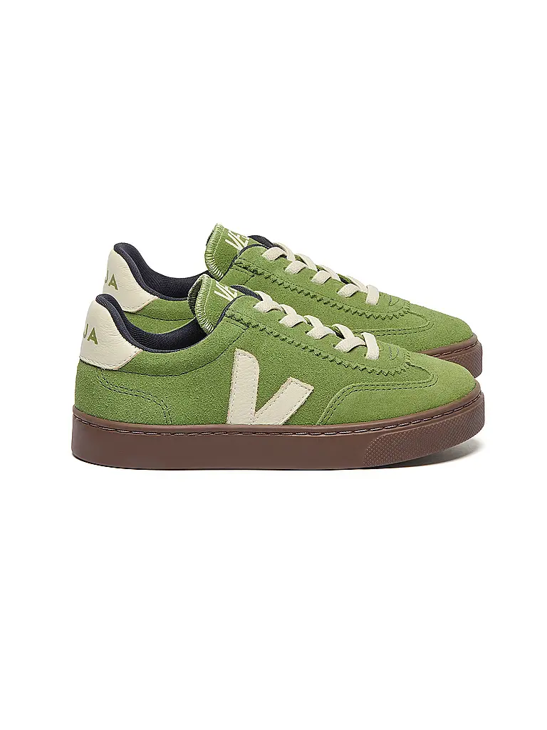 VEJA | Produktname: Kinder Sneakers SMALL VOLLEY
Marke: VEJA
Farbe: grün
Kategorien: Mode,Kinder,Jungen

Material: Leder
Musterung: Logo
Stil: Casual,Pure
Absatzhöhe: Flacher Absatz | 