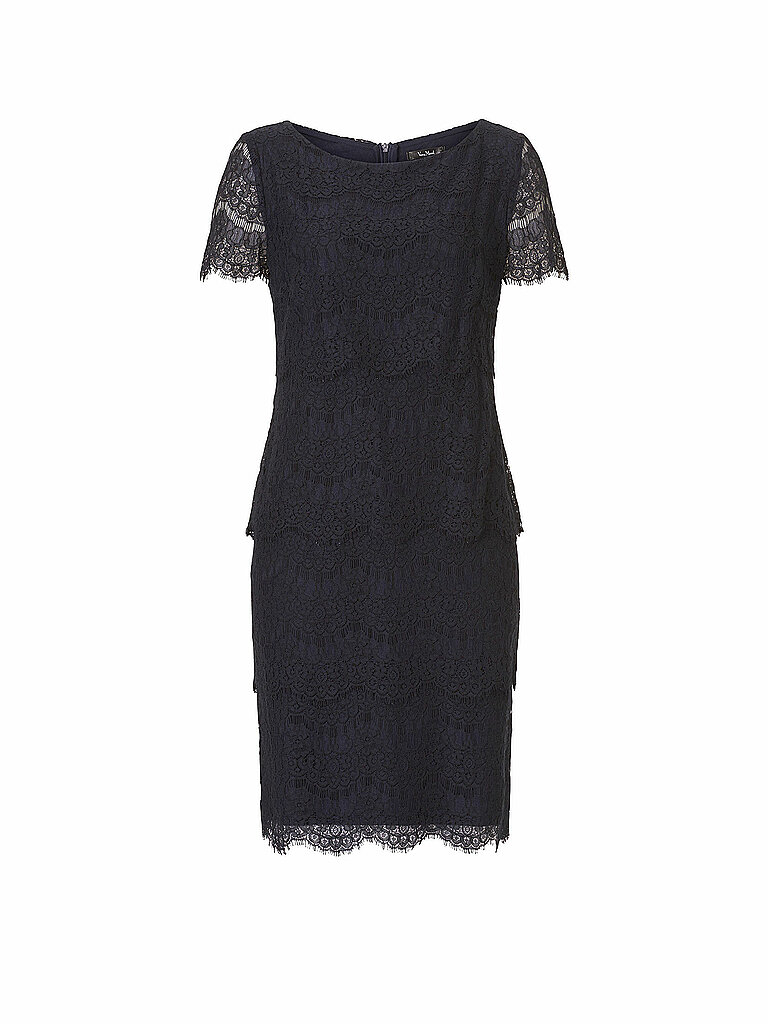 Vestido de cóctel azul oscuro 38