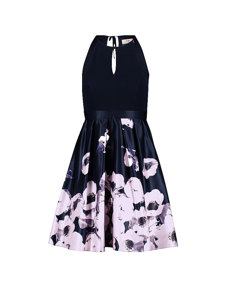 Vestido de cóctel azul oscuro 34