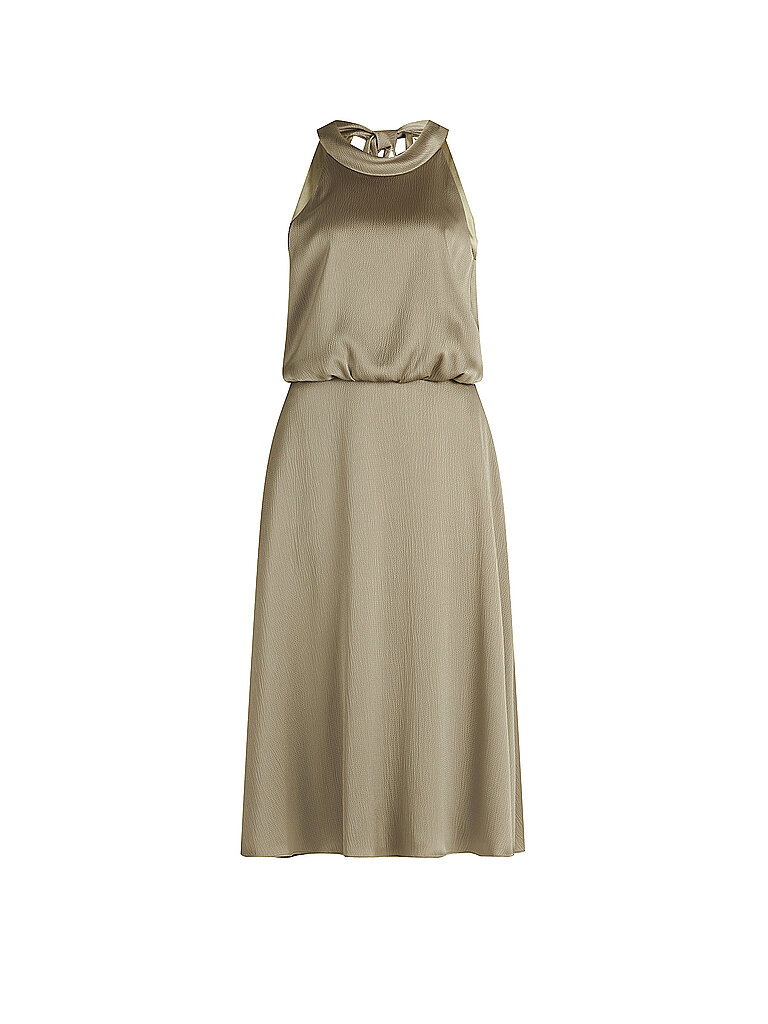 Vestido de cóctel camel 38