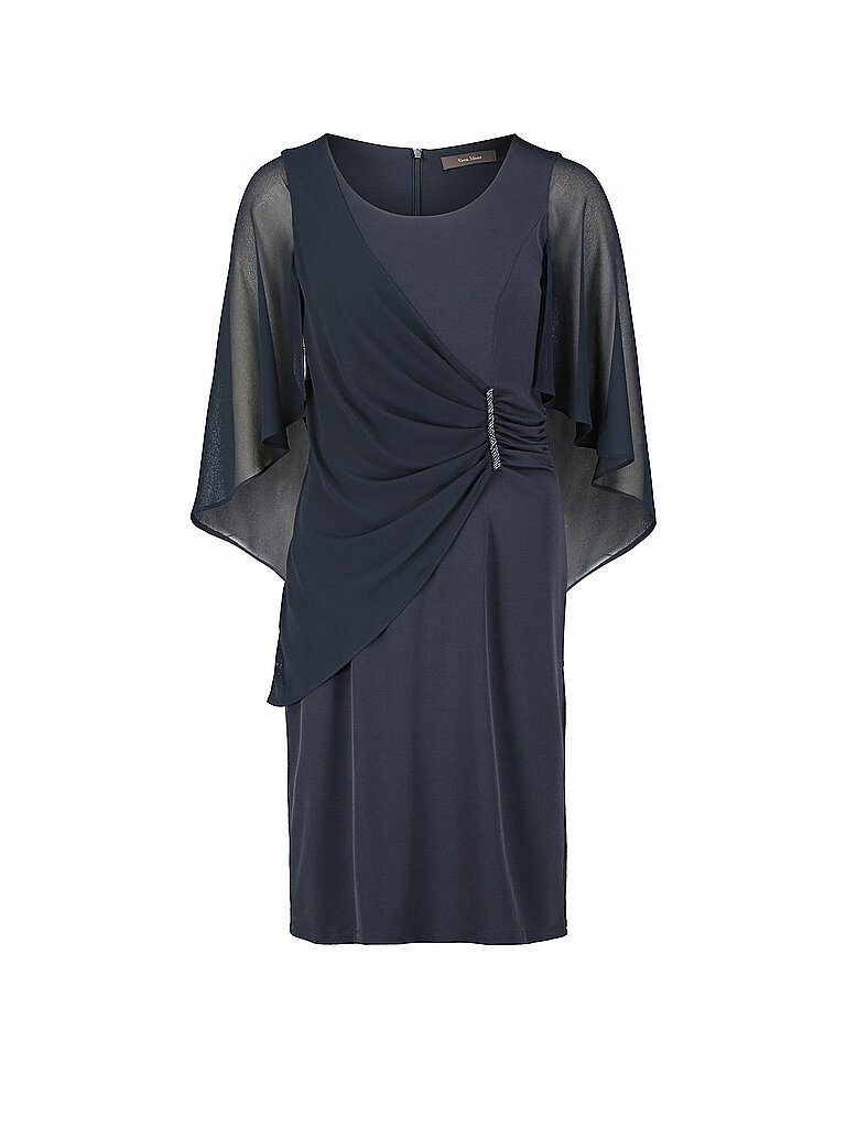 Vestido de cóctel azul oscuro 40